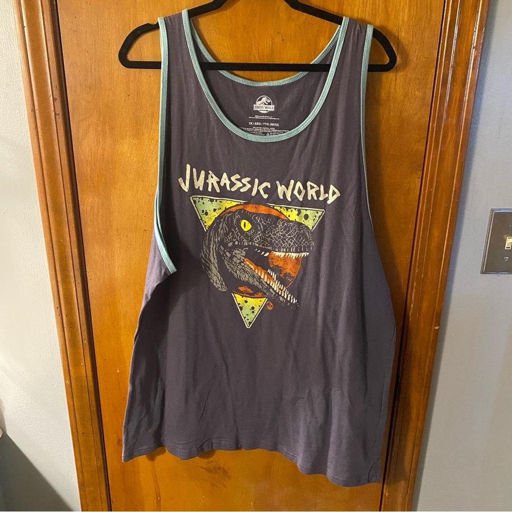 Jurassic World Logo Tank Top